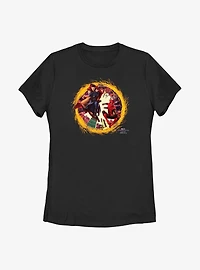 Marvel Spider-Man: No Way Home Doctor Strange & Spider-Man Portal Womens T-Shirt