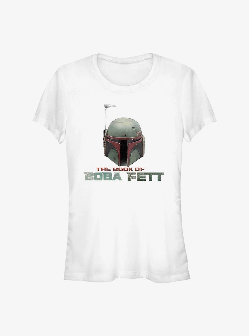 Star Wars The Book Of Boba Fett Helmet Girls T-Shirt