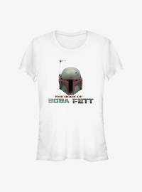 Star Wars The Book Of Boba Fett Helmet Girls T-Shirt