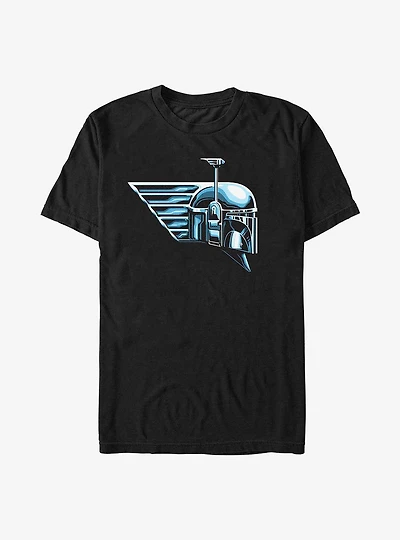 Star Wars The Book Of Boba Fett Chrome Helmet T-Shirt