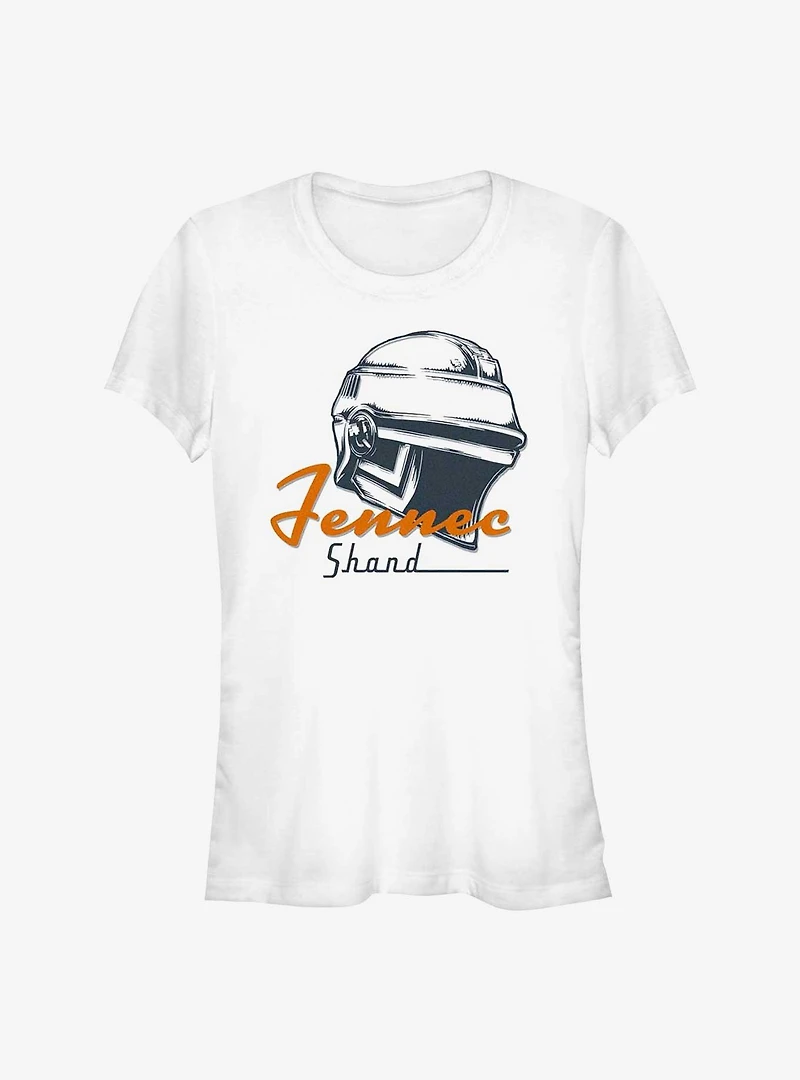 Star Wars The Book Of Boba Fett Fennec Helmet Girls T-Shirt