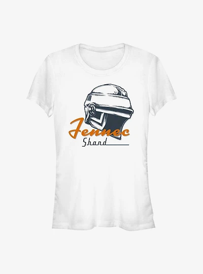 Star Wars The Book Of Boba Fett Fennec Helmet Girls T-Shirt