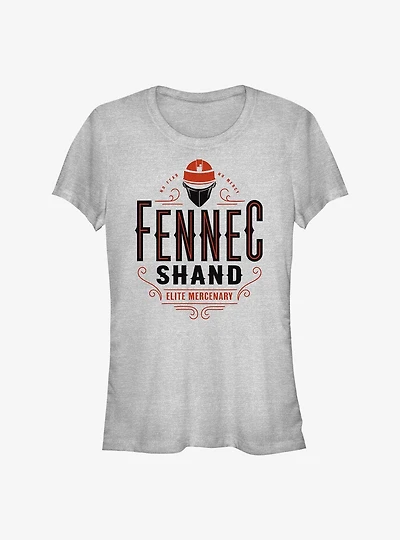 Star Wars The Book Of Boba Fett Fennec Shand Elite Mercenary Girls T-Shirt