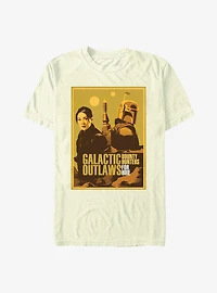Star Wars The Book Of Boba Fett Galactic Outlaws T-Shirt