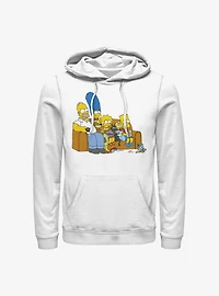 The Simpsons Family Couch Hoodie