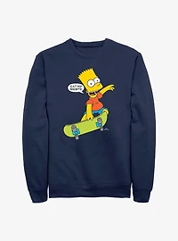 The Simpsons Bart Eat My Shorts Crew SwBart Eatshirt