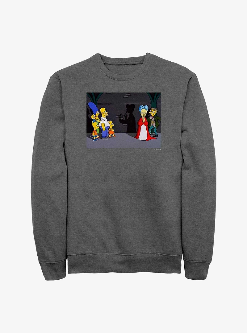 The Simpsons Shadow Burns Crew Sweatshirt
