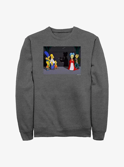 The Simpsons Shadow Burns Crew Sweatshirt