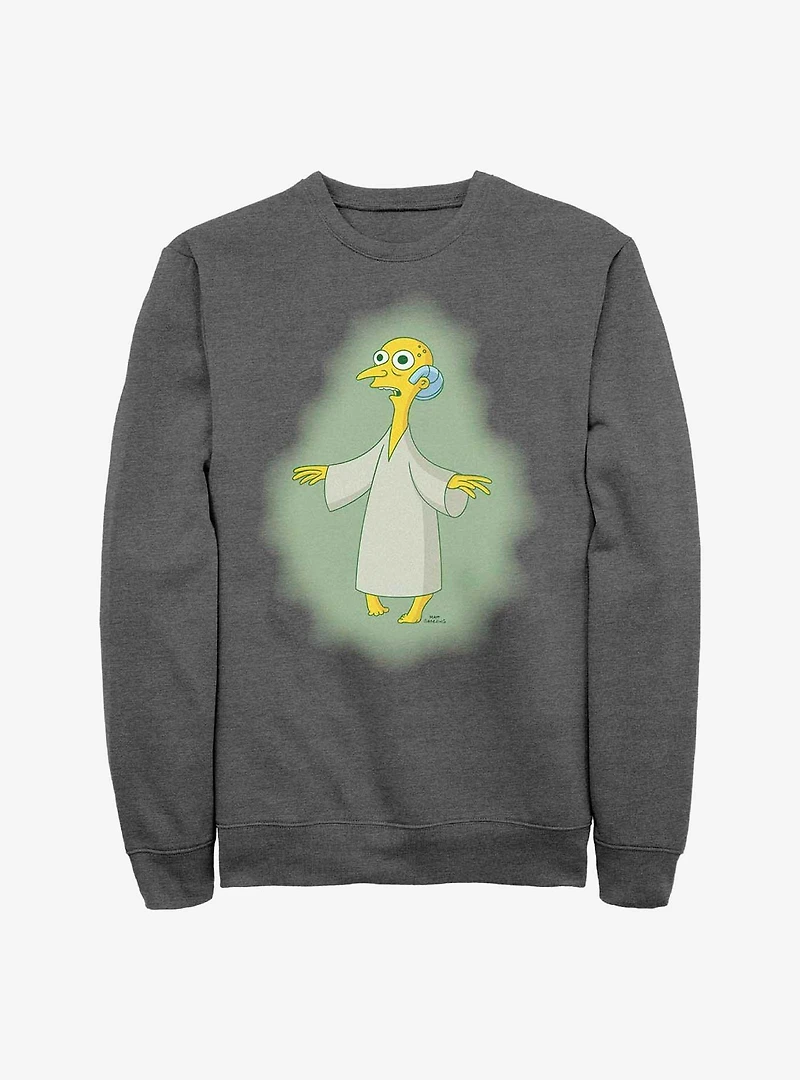 The Simpsons Burns Files Crew Sweatshirt