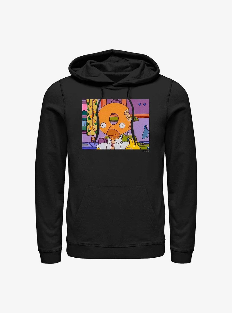 The Simpsons Donut Head Homer Hoodie