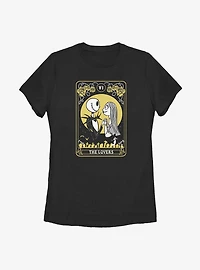 Disney Nightmare Before Christmas Lovers Tarot Womens T-Shirt