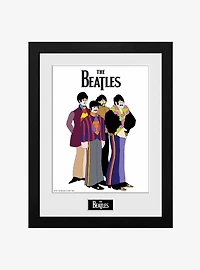 The Beatles Yellow Submarine Group Framed Poster