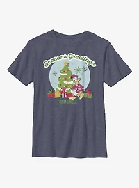 Disney Donald Duck Seasonal Greetings From Uncle Youth T-Shirt