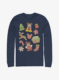 Disney Mickey Mouse Gingerbread Long-Sleeve T-Shirt