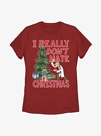 Disney Phineas And Ferb Dr. Doofenshmirtz Christmas Womens T-Shirt