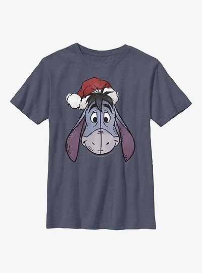 Disney Winnie The Pooh Santa Eeyore Youth T-Shirt