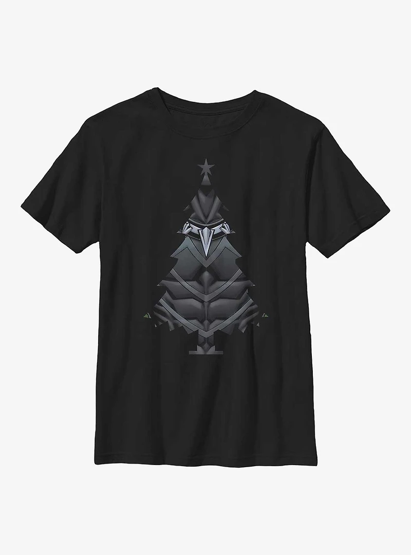 Marvel Avengers Black Panther Christmas Tree Youth T-Shirt