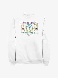 Marvel Spider-Man: No Way Home We Believe Mysterio Crew Sweatshirt