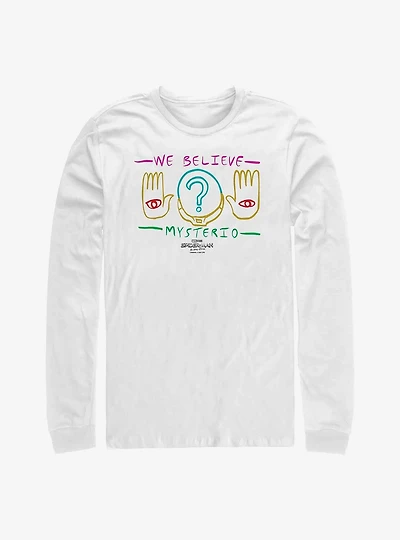 Marvel Spider-Man: No Way Home We Believe Mysterio Long-Sleeve T-Shirt