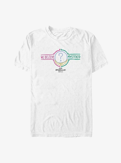 Marvel Spider-Man: No Way Home We Believe Mysterio Question T-Shirt