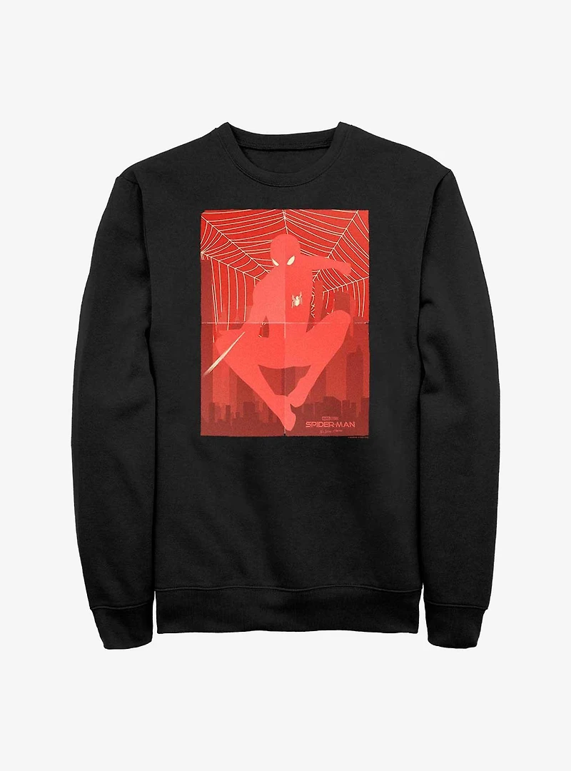 Marvel Spider-Man: No Way Home Hero Poster Crew Sweatshirt