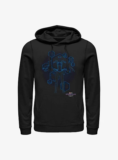 Marvel Spider-Man: No Way Home Blue Print Ready Hoodie