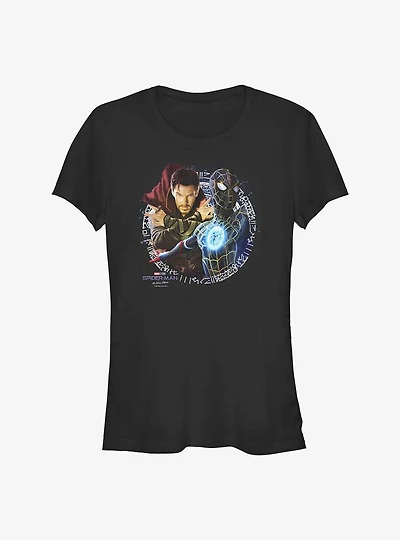 Marvel Spider-Man: No Way Home Doctor Strange And Spider-Man Girls T-Shirt