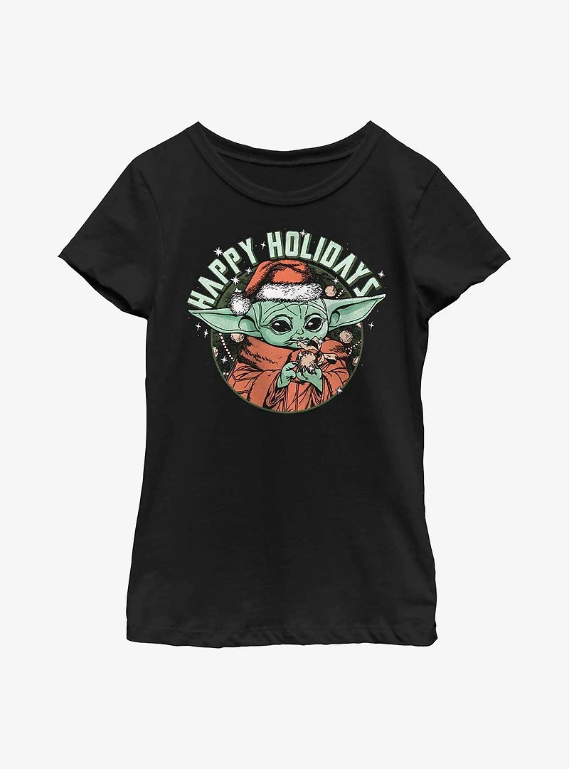 Star Wars The Mandalorian Child Holidays Youth Girls T-Shirt