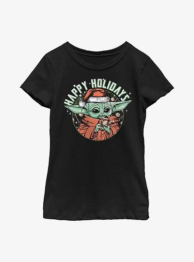 Star Wars The Mandalorian Child Holidays Youth Girls T-Shirt