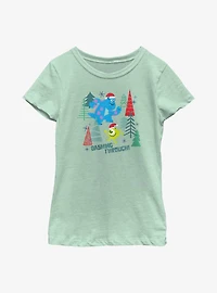 Disney Pixar Monsters, Inc. Dashing Through Youth Girls T-Shirt