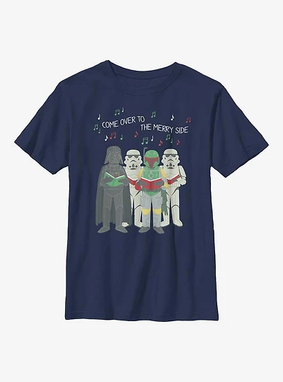 Star Wars Dark Side Carols Youth T-Shirt