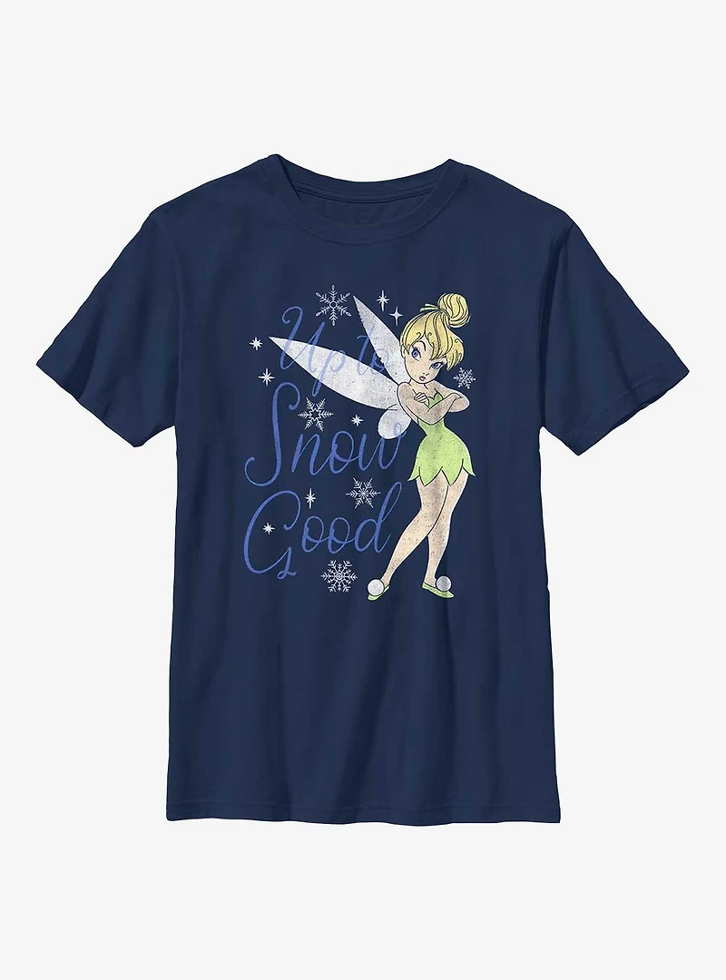 Disney Tinkerbell Up To Snow Good Youth T-Shirt
