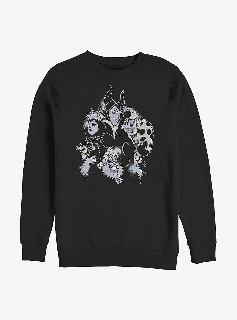 Disney Villains Heads Sweatshirt