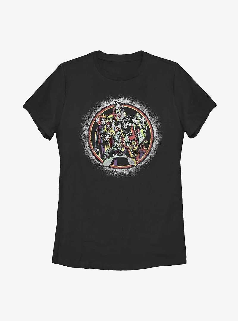 Disney Villains Sinister Womens T-Shirt