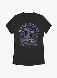 Disney Sleeping Beauty Maleficent Verbiage Womens T-Shirt