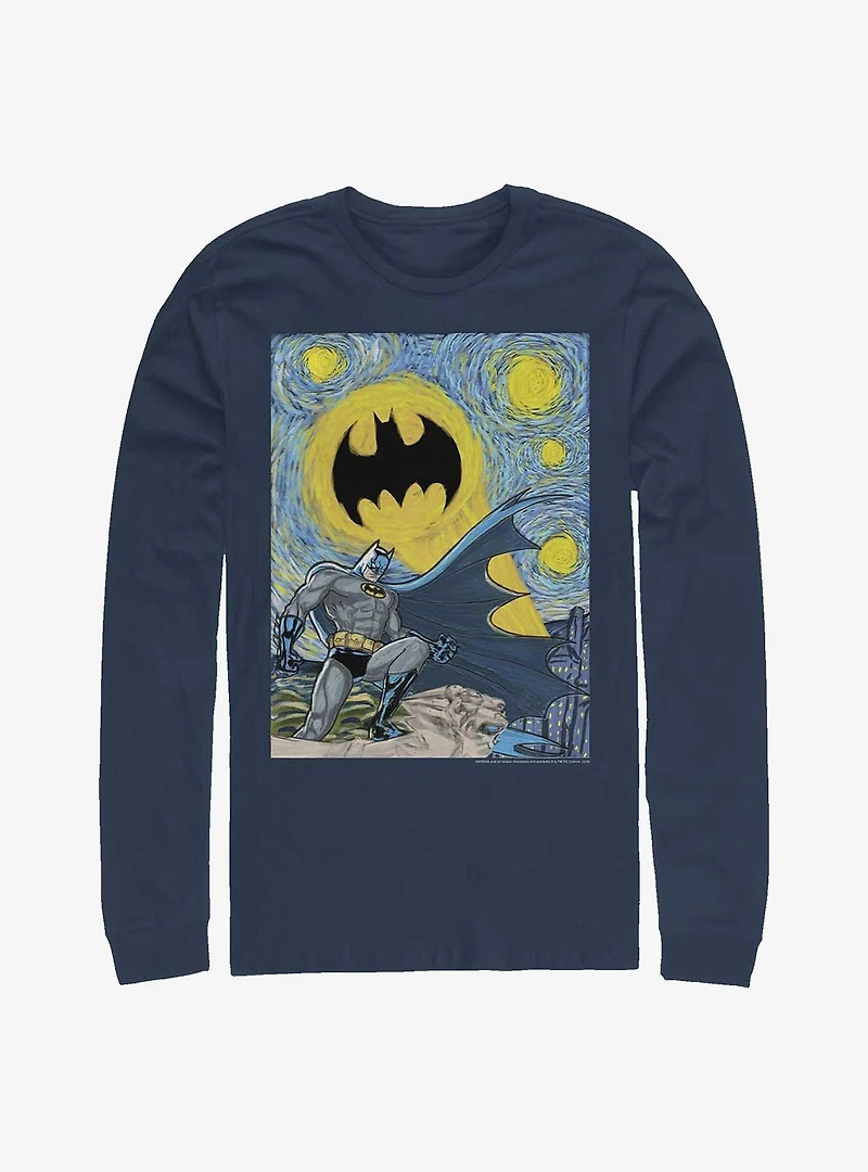 DC Comics Batman Starry Gotham Long-Sleeve T-Shirt