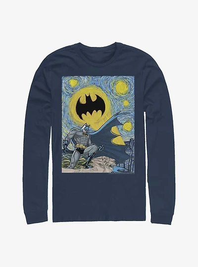 DC Comics Batman Starry Gotham Long-Sleeve T-Shirt