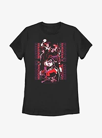 DC Comics Batman Harley Quinn Triple Threat Womens T-Shirt