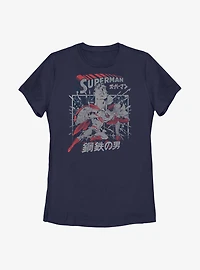 DC Comics Superman Kanji Krypton Fight Womens T-Shirt