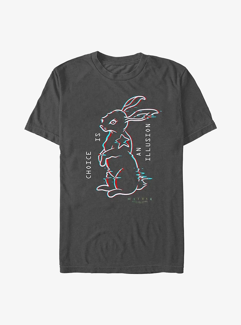 The Matrix Follow White Illusion T-Shirt
