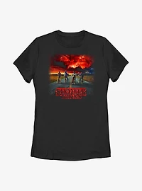 Stranger Things Where It Began Womens T-Shirt