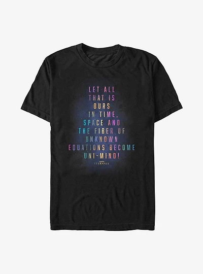 Marvel Eternals Uni-Mind Oath T-Shirt