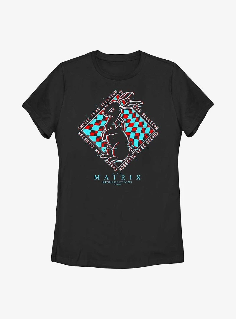 The Matrix White Rabbit Womens T-Shirt