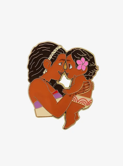 Disney Moana Baby Moana & Mom Enamel Pin - BoxLunch Exclusive