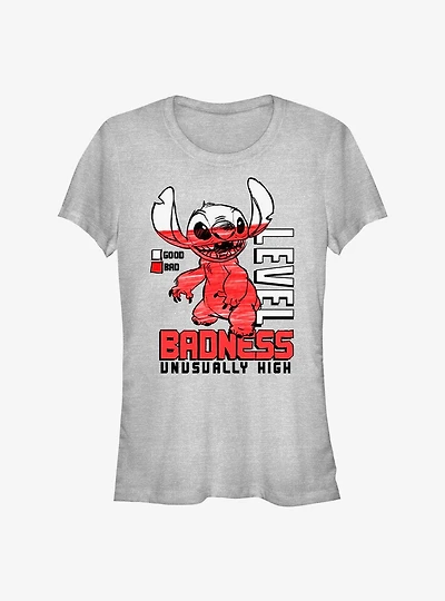 Disney Lilo & Stitch Badness Level Girls T-Shirt