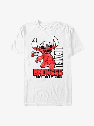 Disney Lilo & Stitch Badness Level T-Shirt