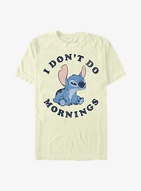 Disney Lilo & Stitch I Don't Do Mornings T-Shirt