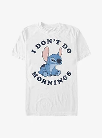 Disney Lilo & Stitch I Don't Do Mornings T-Shirt
