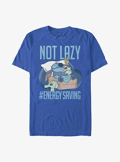 Disney Lilo & Stitch Not Lazy Energy Saving T-Shirt
