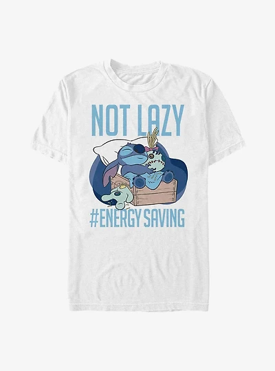 Disney Lilo & Stitch Not Lazy Energy Saving T-Shirt